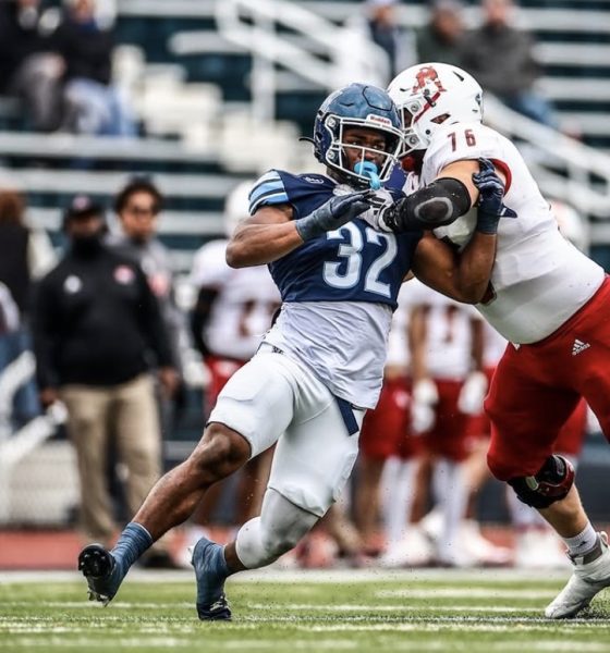 Villanova linebacker Omari Bursey. Image courtesy of Omari Bursey’s Instagram account