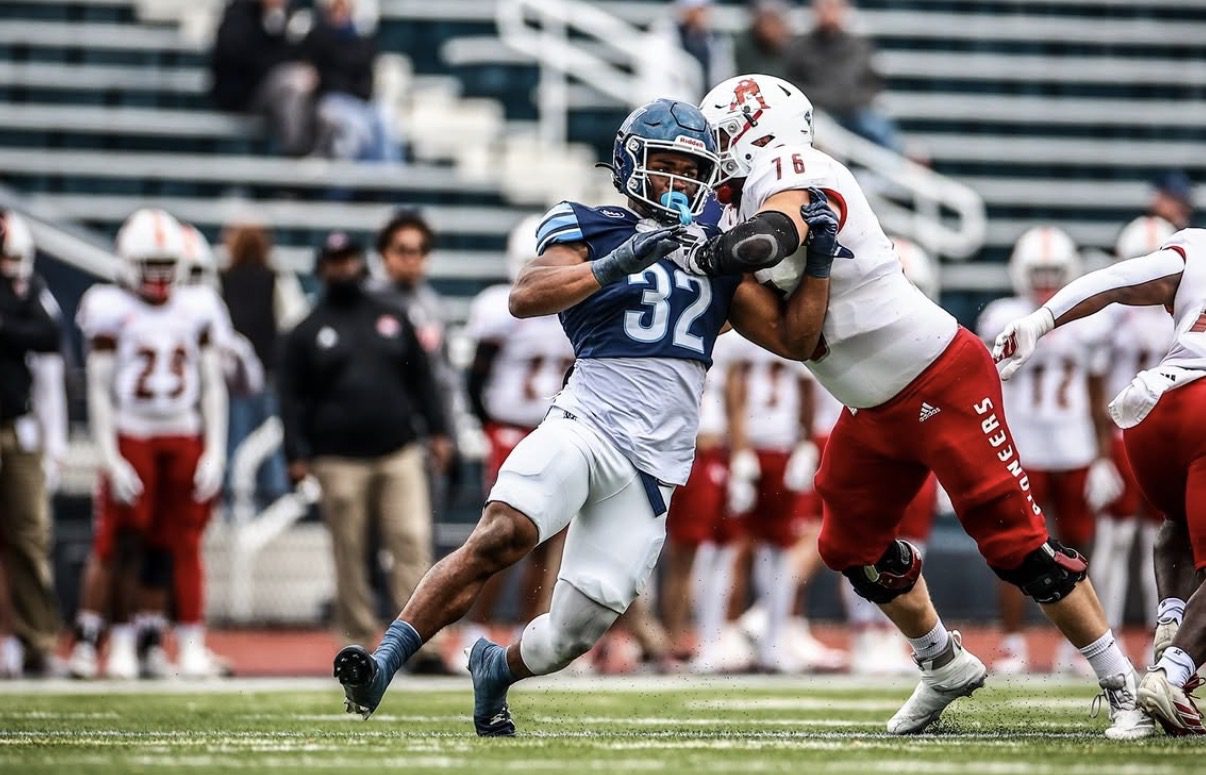 Villanova linebacker Omari Bursey. Image courtesy of Omari Bursey’s Instagram account