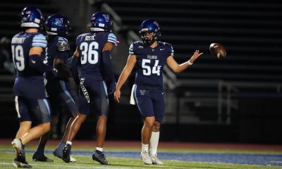 Villanova long snapper Thomas Colello (54). Image courtesy of Thomas Colello’s Instagram account.