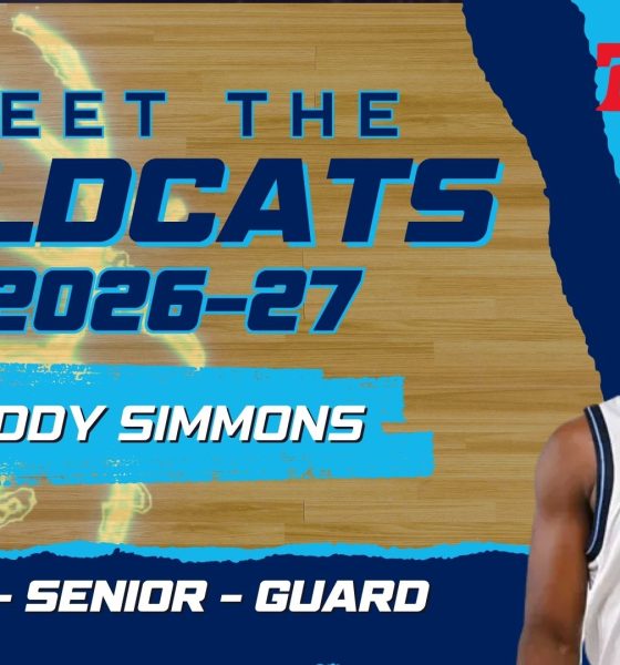 Villanova senior guard Buddy Simmons. Graphic by Griffin Floyd/Philadelphia Sports Now