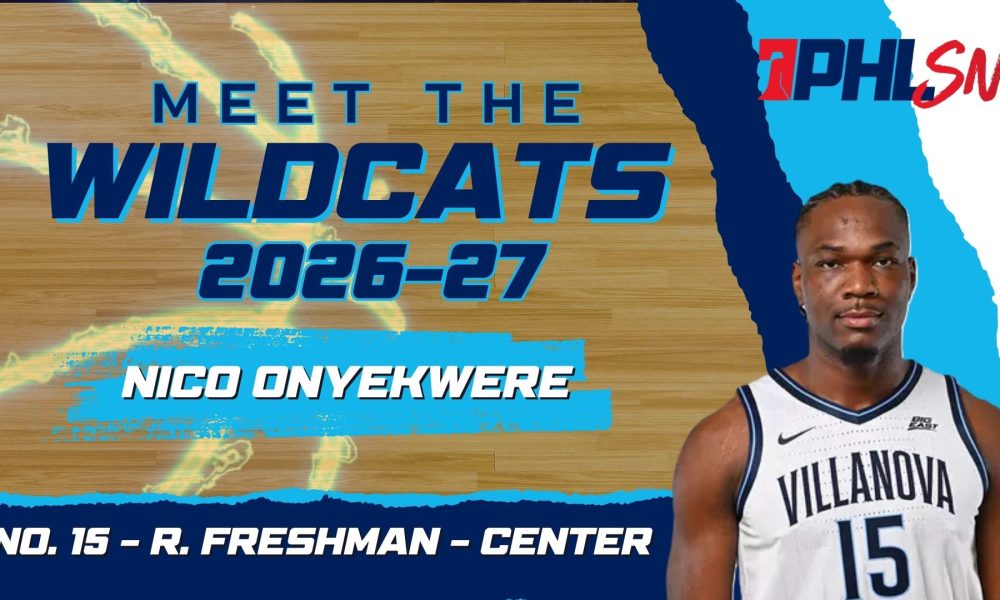 Villanova Center Nico Onyekwere A Block Machine | Meet the Wildcats ...
