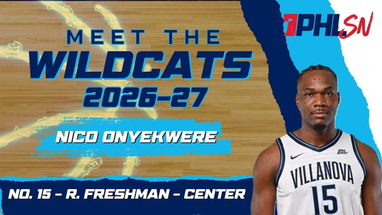 Villanova Center Nico Onyekwere A Block Machine | Meet the Wildcats ...