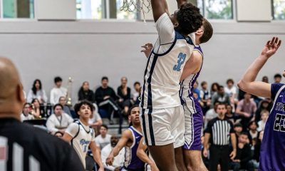 Villanova recruiting target Miles Lowe goes up for a dunk. Image courtesy of Miles Lowe's Instagram account