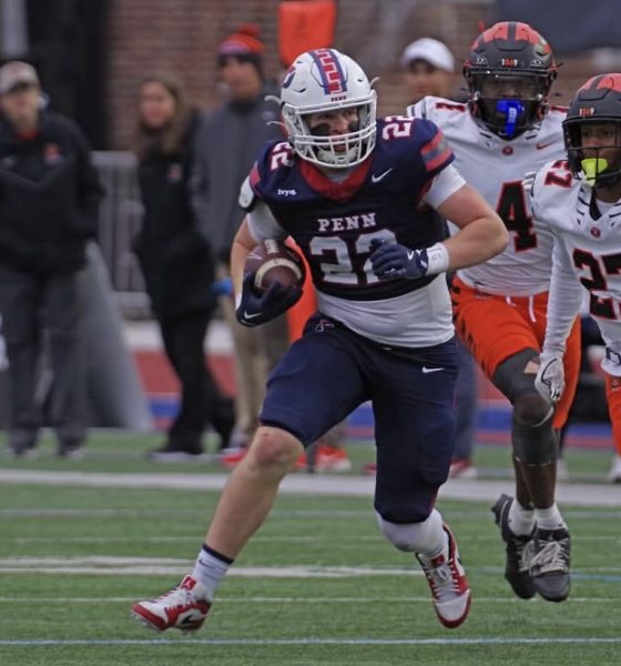 Penn tight end Jack Donnelly. Image courtesy of Jack Donnelly's Instagram account.