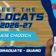 Villanova graduate guard Wade Chiddick. Graphic by Griffin Floyd/Philadelphia Sports Now